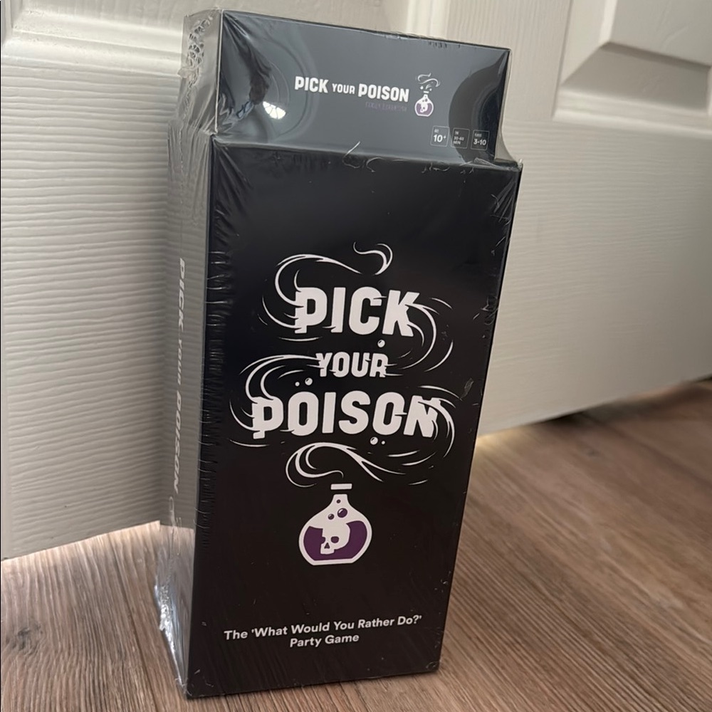 Pick Your Poison Card Game with Expansion Pack- NEW